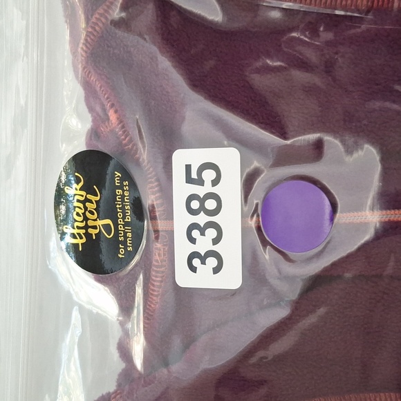 Athleta Burgundy Sporty Sky High Polartec Half Zip Pullover Embroidered Hoodie M - Picture 13 of 13